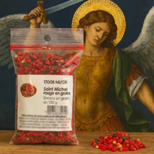 Encens en grains Saint Michel rouge - Sachet de 100g