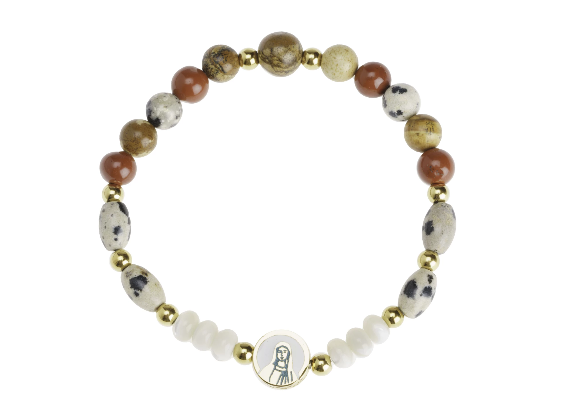 Bracelet Jaspe et Cornaline