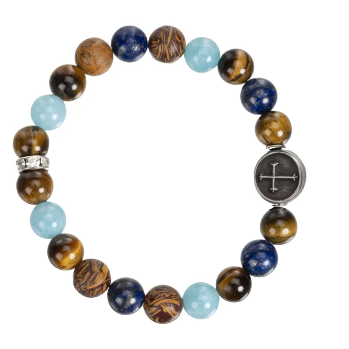 Bracelet perles Leo & Geo