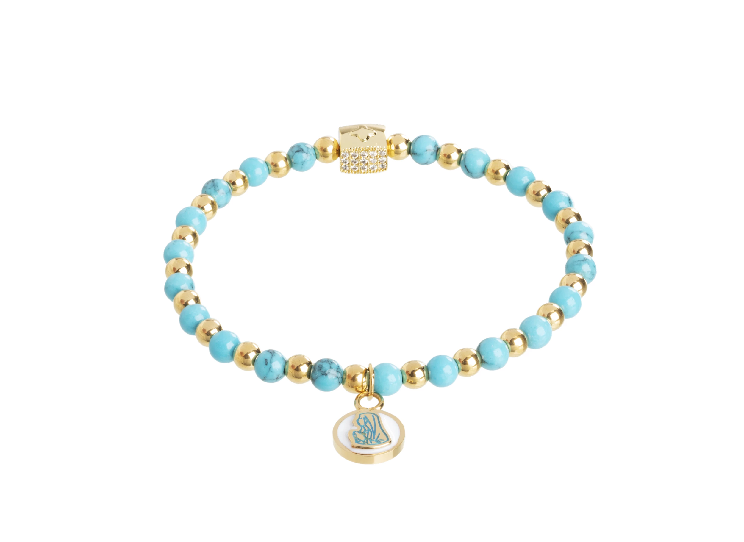 Bracelet perles Leo & Geo