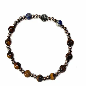 Bracelet perles Leo & Geo