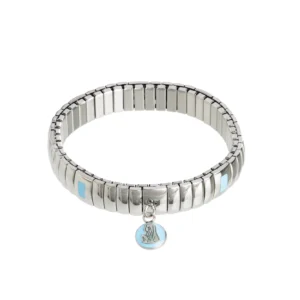 bracelet métal argenté