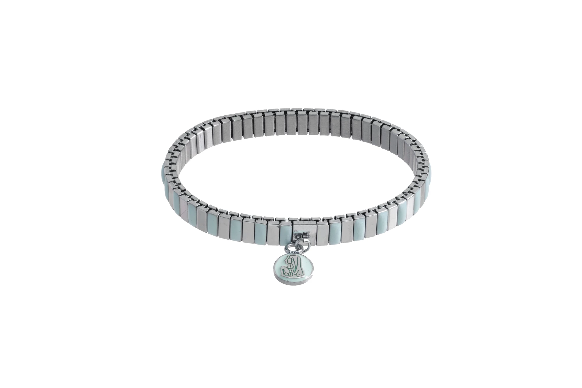 Bracelet Acier Inox Bicolore