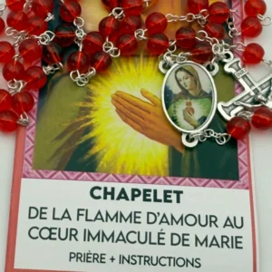 Chapelet de la flamme d'Amour au coeur Miraculé de Marie