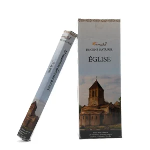 Encens naturel “Église” – Parfum Oliban & Myrrhe (6*20 bâtonnets)