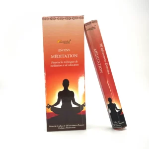 Encens Indien Naturel - Méditation (Boîte de 6 tubes x 20 bâtonnets) - Aromatika