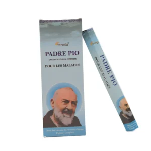 Encens Religieux Naturel - Padre Pio / Camphre (Boîte de 6 tubes x 20 bâtonnets) - Aromatika