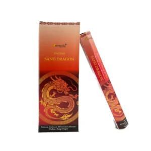 Encens Naturel Sang de Dragon - Puissance, Bouclier Énergétique et Purification (Tube de 20 bâtonnets)