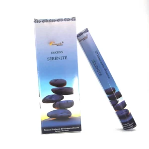 Encens Indien Naturel - Sérénité / Patchouli (Boîte de 6 tubes x 20 bâtonnets) - Aromatika