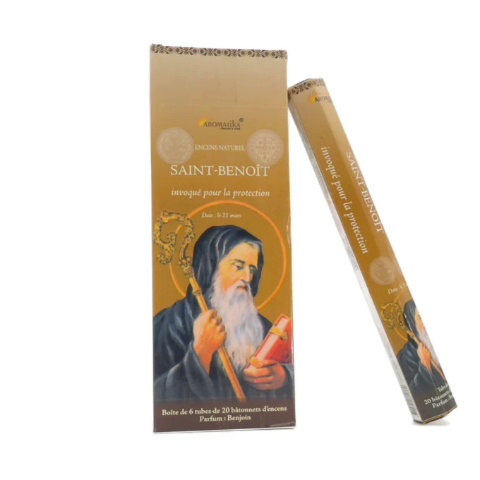 Encens Saint Benoît – 6 tubes de 20 bâtonnets