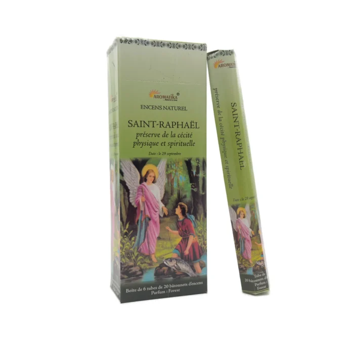 Encens Naturel Saint-Raphaël – "Le Remède de Dieu" – Parfum Forêt