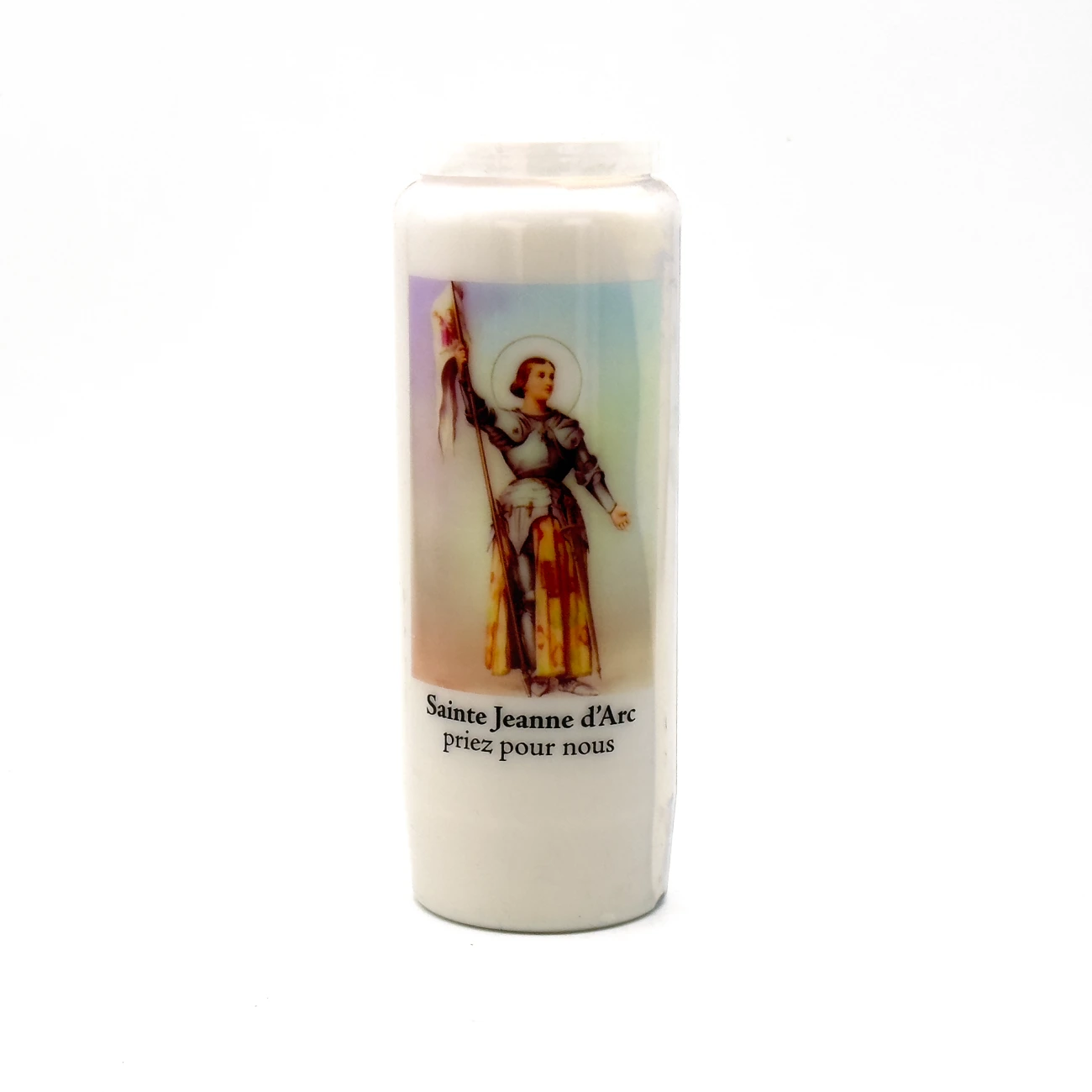 Bougie de Neuvaine Sainte Jeanne d'Arc