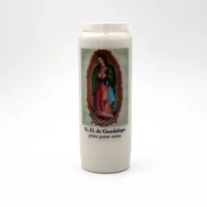 Bougie de Neuvaine Notre-Dame de Guadalupe