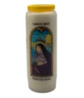Bougie de Neuvaine Sainte Rita avec prière