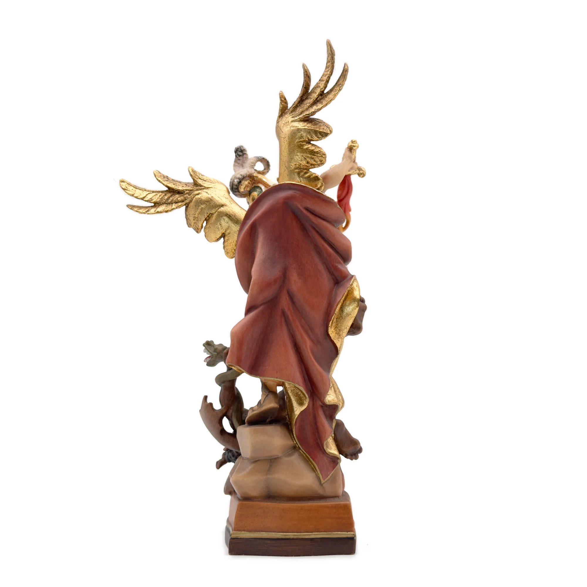 Statue Bois Saint Michel Archange