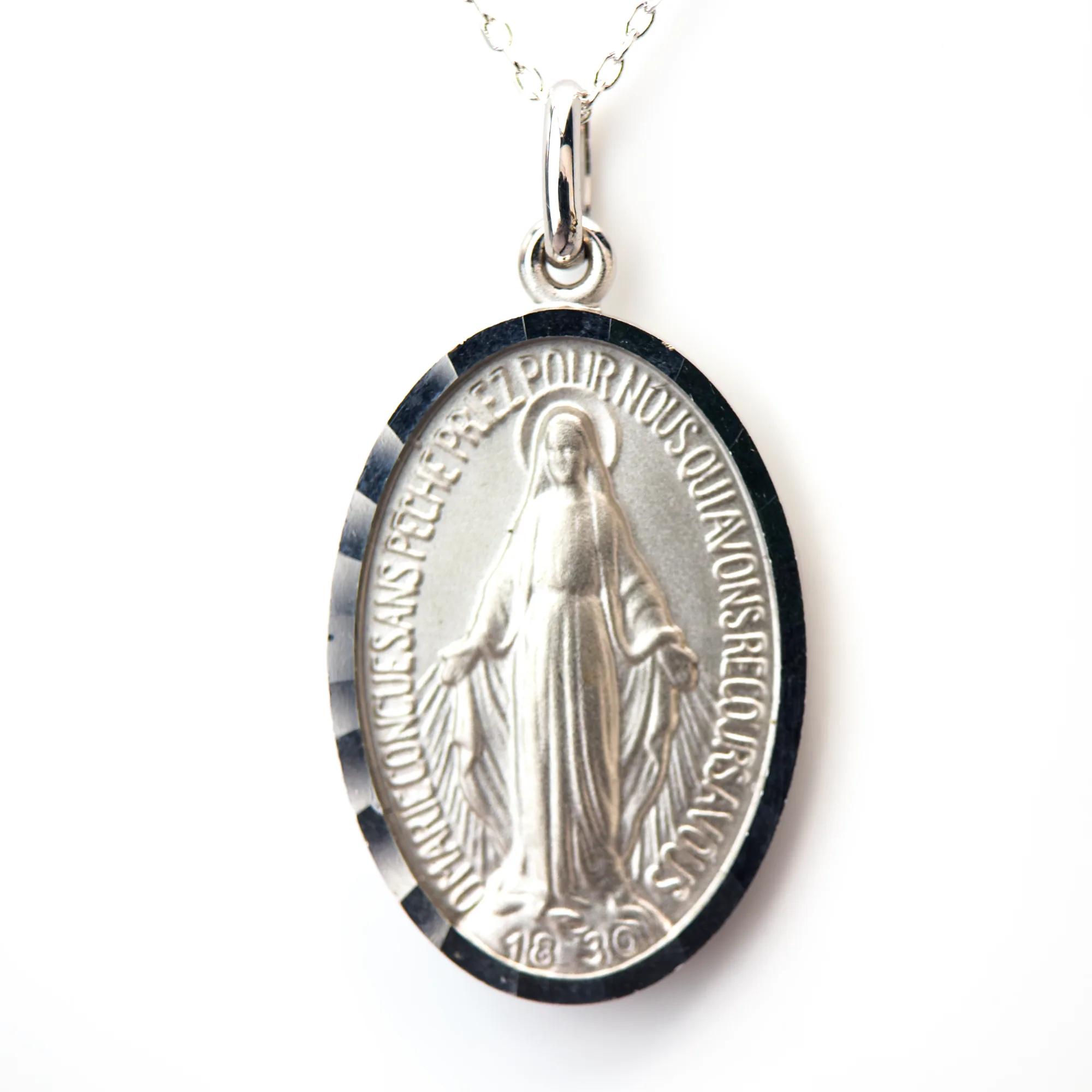 Médaille la vierge miraculeuse en argent