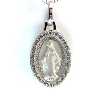 Médaille la vierge miraculeuse en argent