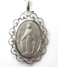 Médaille la vierge miraculeuse en argent