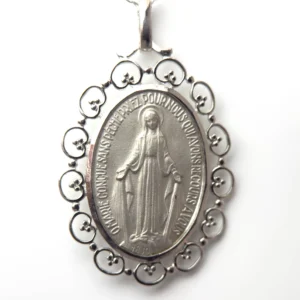 Médaille la vierge miraculeuse en argent
