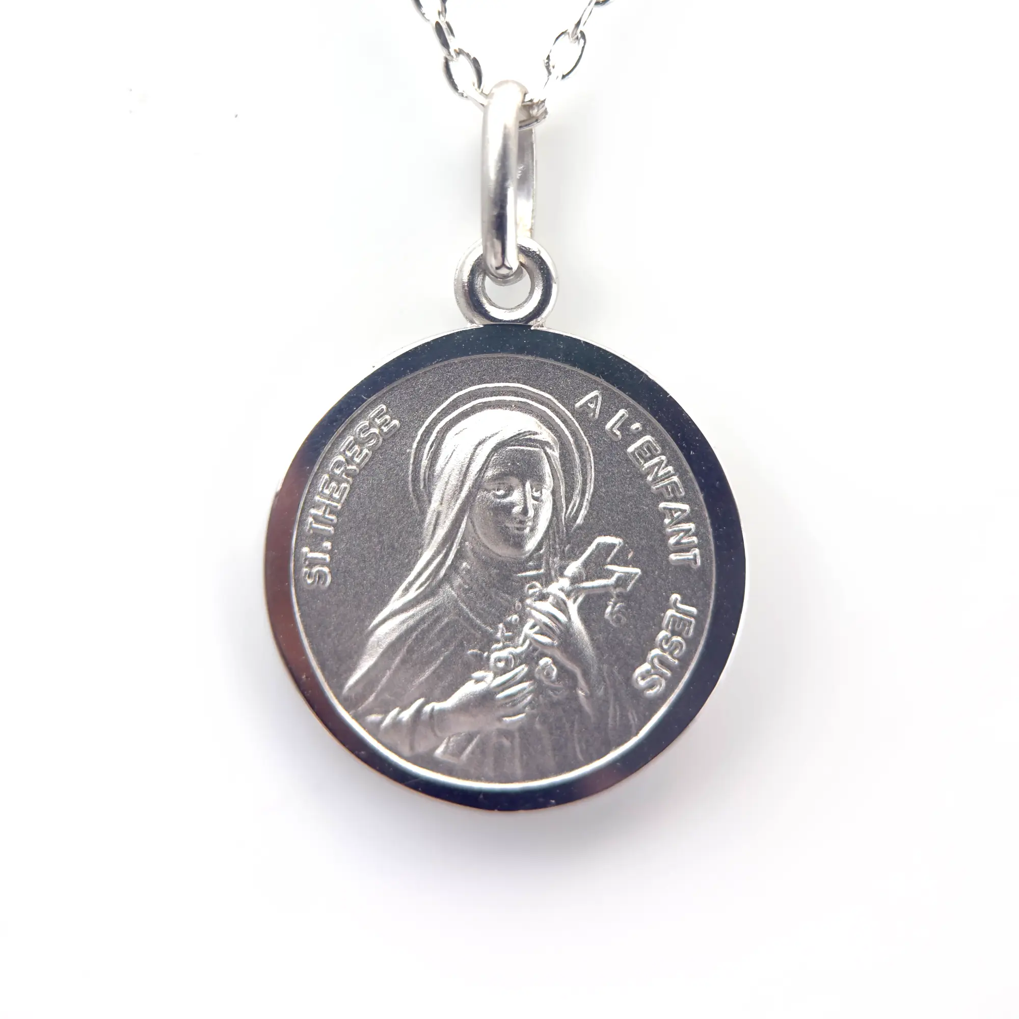 Médaille de Sainte Thérèse en Argent