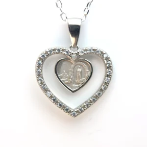 Médaille de Lourdes en Argent