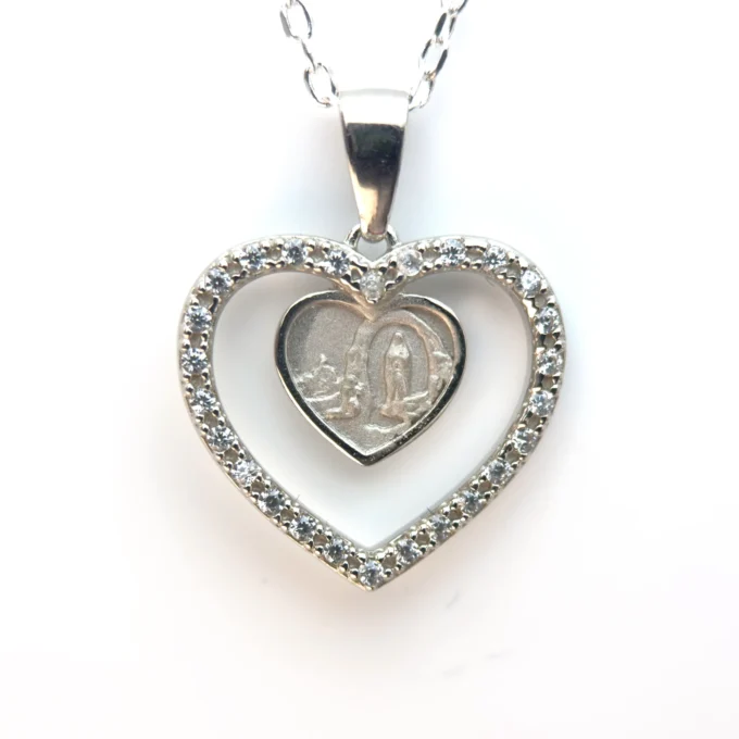 Médaille de Lourdes en Argent