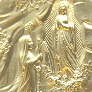 Médaille L'apparition Plaqué or