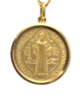 Médaille Saint Benoit or