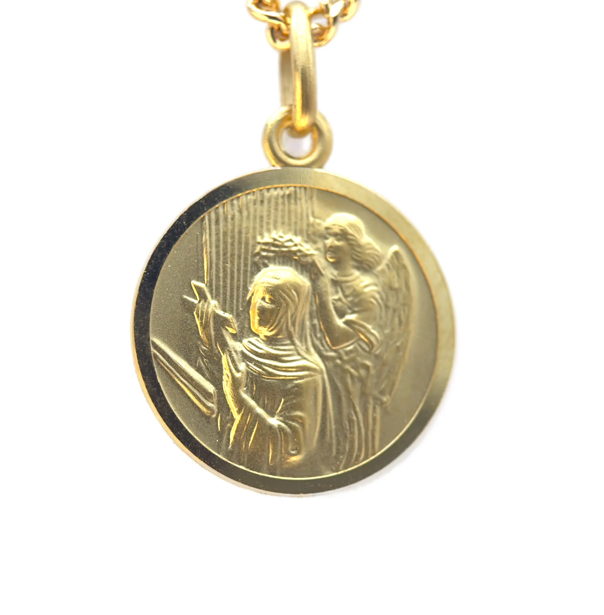 Médaille Sainte Rita en Plaqué or