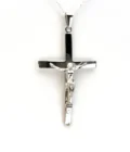 Crucifix lumineux en argent 925 – finition miroir