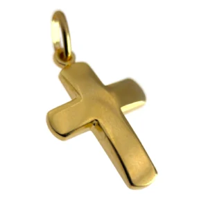 Croix latine en plaqué or