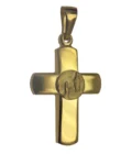 Croix Plaqué Or l'apparition