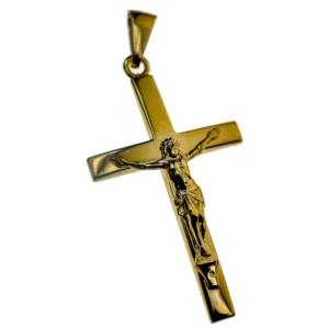 Crucifix pendentif en or