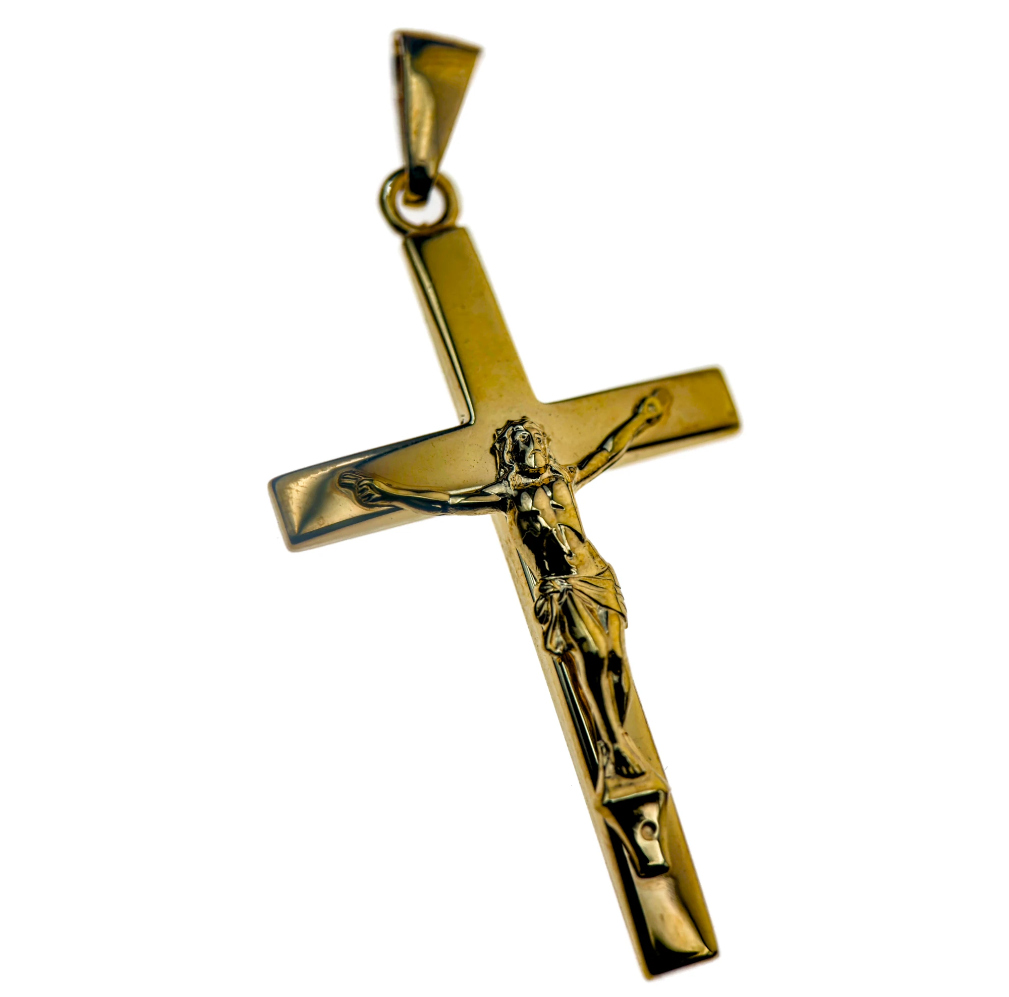 Crucifix pendentif en or