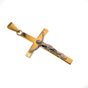 Crucifix pendentif en or