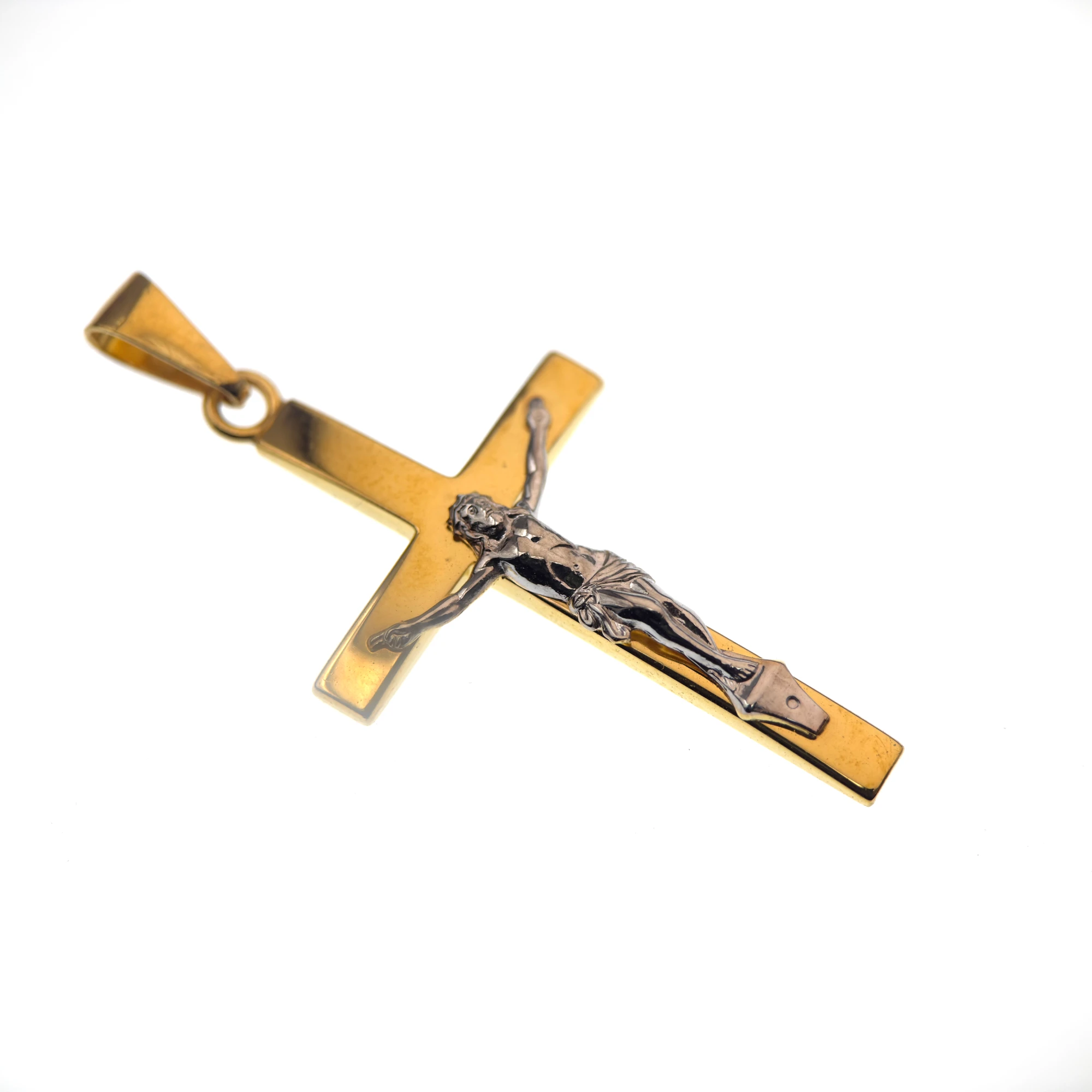 Crucifix pendentif en or