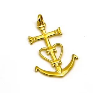 Croix de cargue en or
