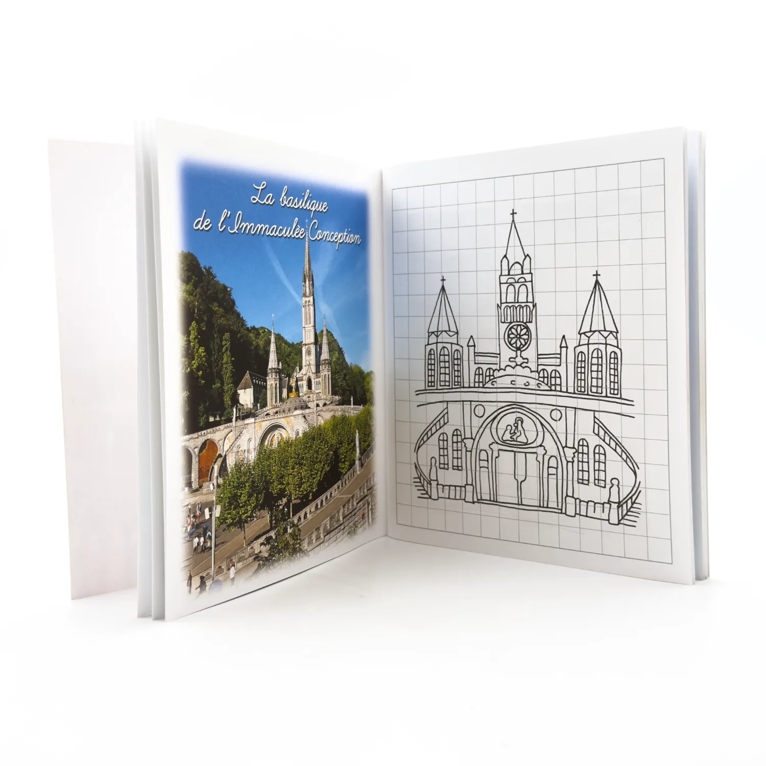 Album de coloriage Lourdes