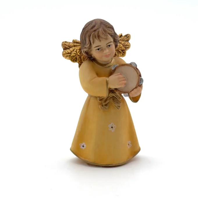 Statue ange au tambourin