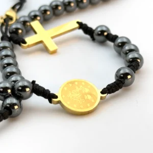 Chapelet Hématite La Miraculeuse