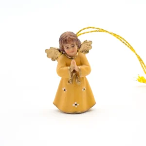 Figurine bois de Noël - ange en prière
