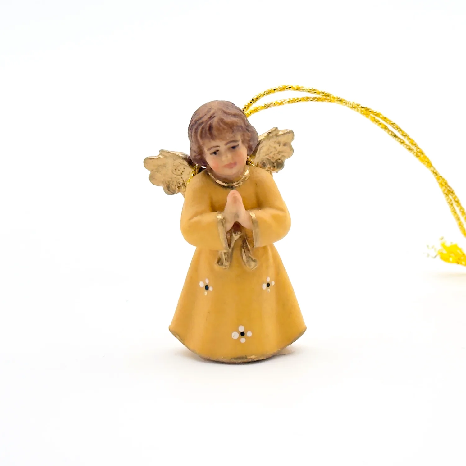 Figurine bois de Noël - ange en prière