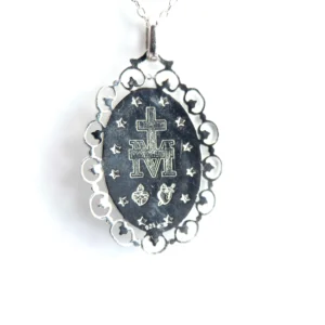 Médaille la vierge miraculeuse en argent
