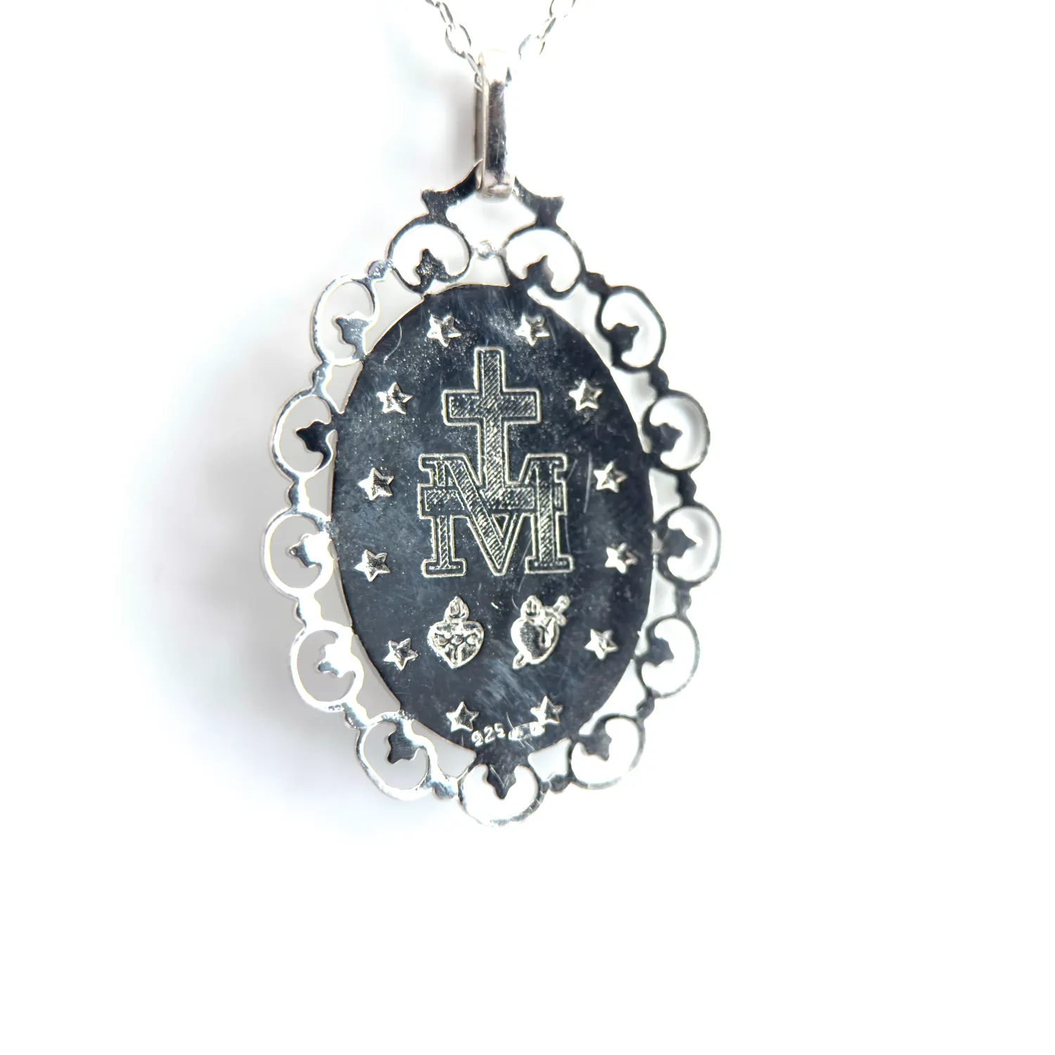 Médaille la vierge miraculeuse en argent