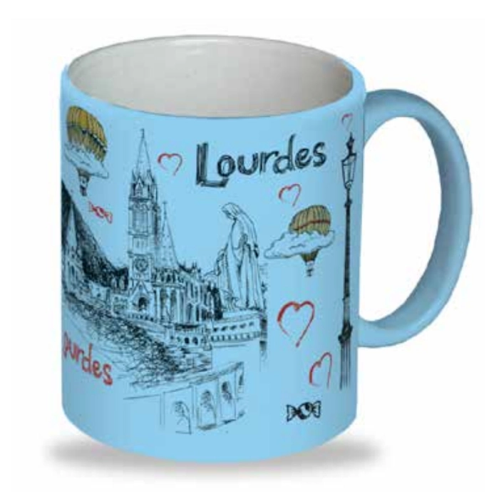 Mug Bleu Lourdes