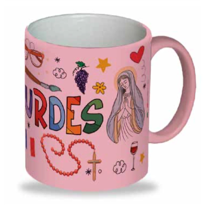 Mug Rose Lourdes