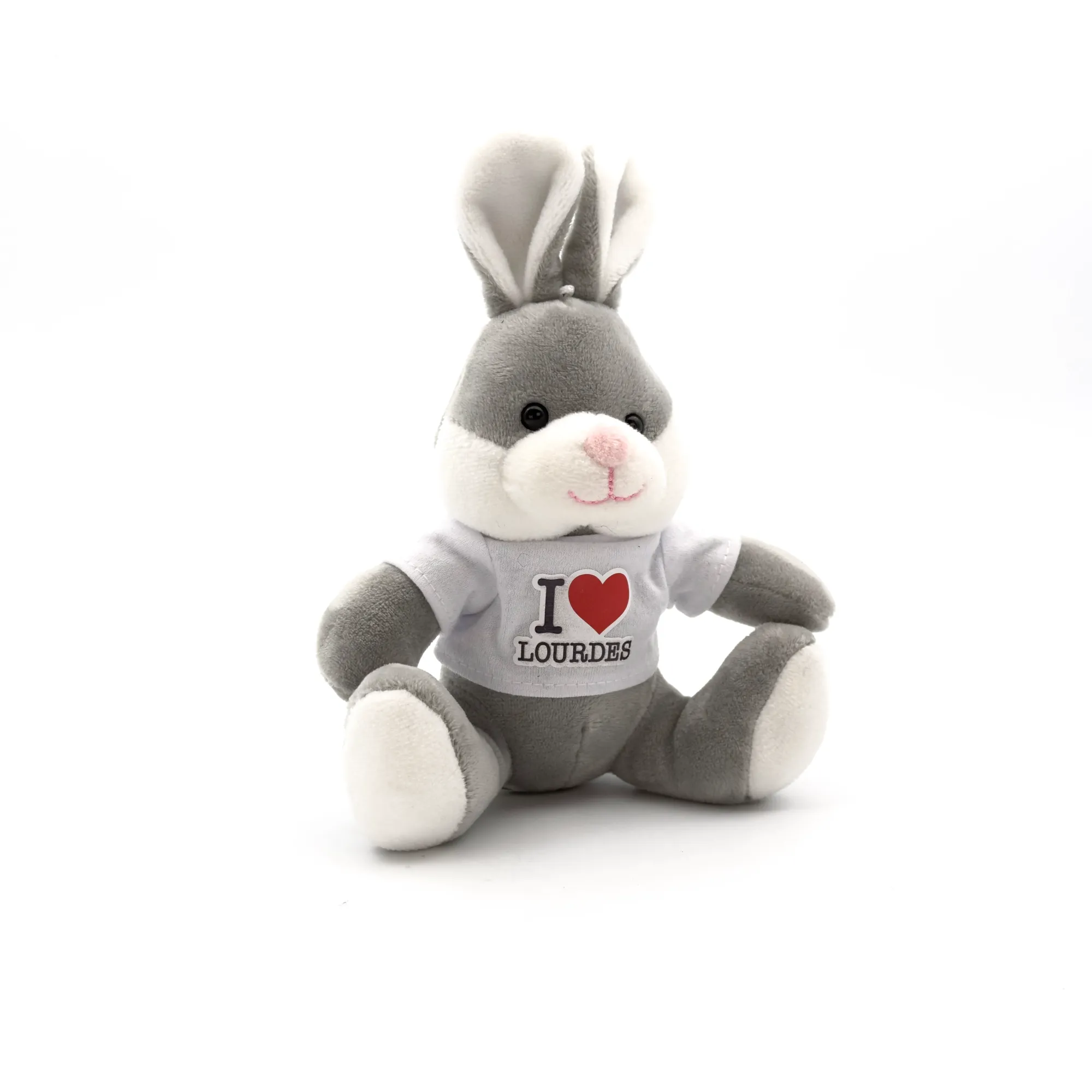 Peluche Lapin I ❤️ Lourdes