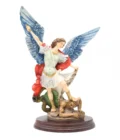 Statue Bois Saint Michle Archange
