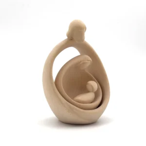 Statue bois Sainte Famille