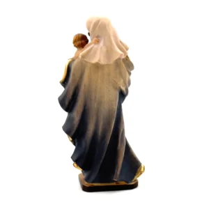 Statue de Notre Dame du Coeur en bois peint